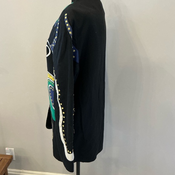 Colorful Abstract Button-Up Jacket - Picture 2 of 9